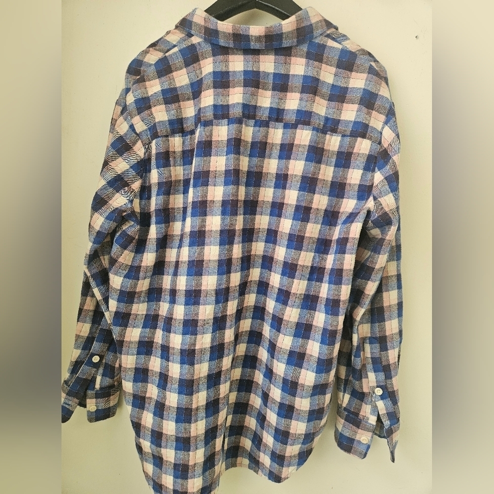 Madewell,Women's Shirt Size S Plaid Multi Colors Long Sleeve - Picture 2 of 6